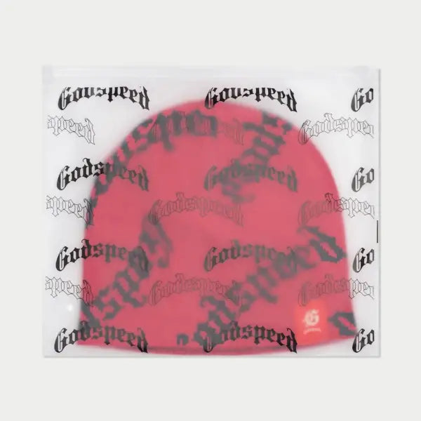 Godspeed og logo all overprint hat - OSFA / RED - HATS