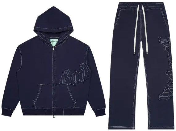 Godspeed og logo stitched sweatsuit - TRACK SUITS