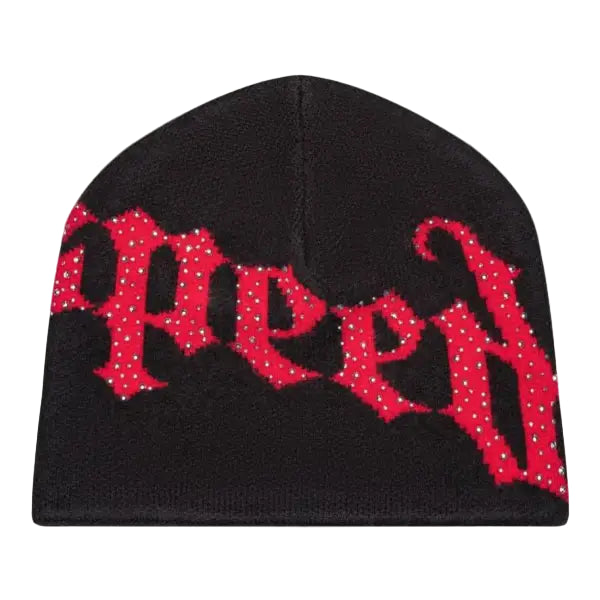 Godspeed og logo studded beanie - OSFA / BLACK - HATS