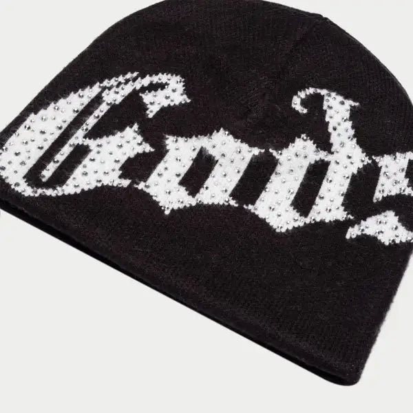 Godspeed og logo studded beanie - OSFA / BLACK - HATS