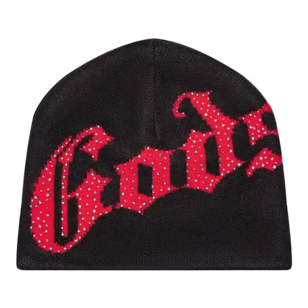 Godspeed og logo studded beanie - OSFA / BLACK - HATS