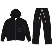 Godspeed og logo vvs rhinestone sweatsuit v2 - XS / BLACK - SWEATSUITS