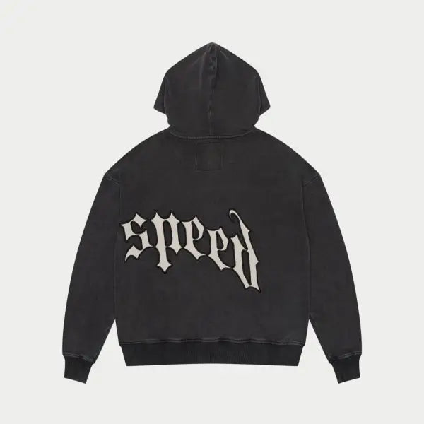 Godspeed og logo wash black sweatsuit v2 - SWEATSUITS
