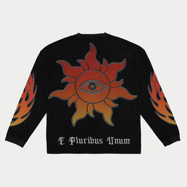 Godspeed on the run blackwash longsleeve t-shirt - T-SHIRT