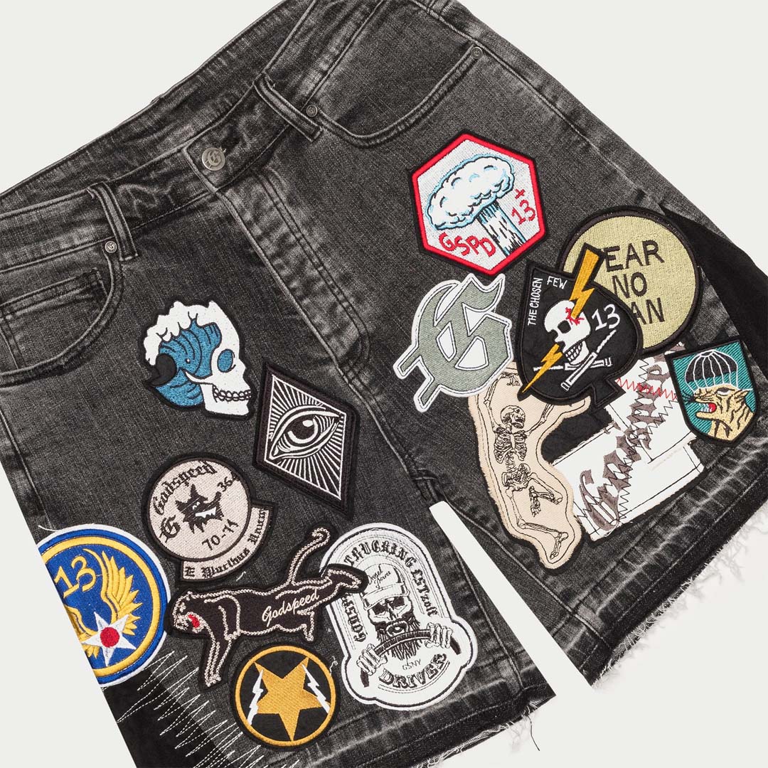 Godspeed patchwork v2 shorts - SHORTS - Cityswagusa.com