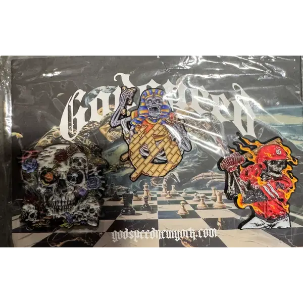 Godspeed pharaoh,baseball pins - ACCESSORIES