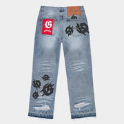 Godspeed scattered gs logo denim - DENIM