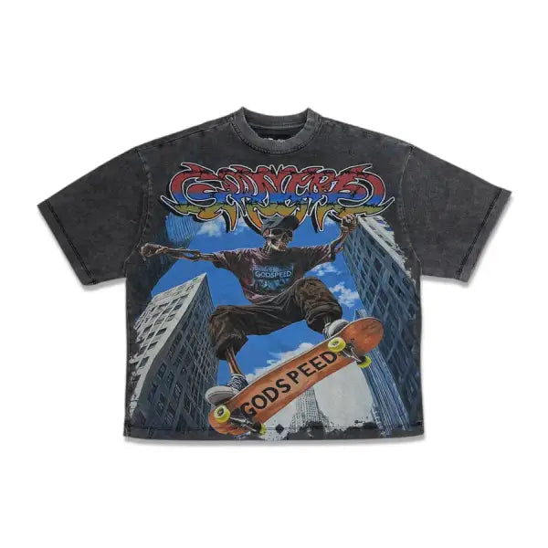 Godspeed skateboard t-shirt - T-SHIRT