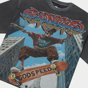Godspeed skateboard t-shirt - T-SHIRT