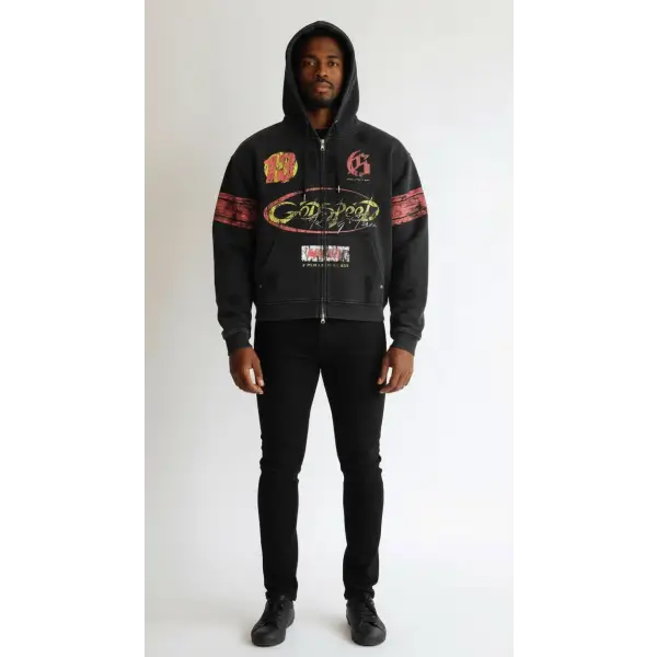 Godspeed speedway zip up hoodie - HOODIE