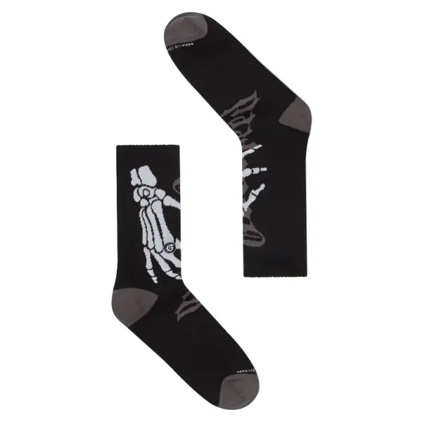 Godspeed ten toes down sock OSFA / BLACK T SHIRT
