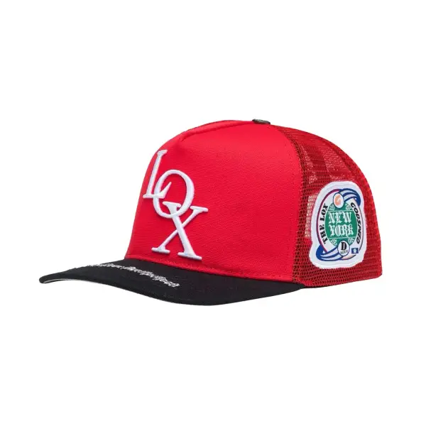 Godspeed The Lox Trucker Hat - OSFA / RED - HATS