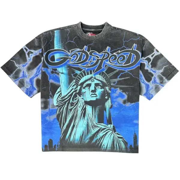 Godspeed voltage la t-shirt - XS / DK.GRAY - T-SHIRT