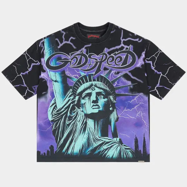 Godspeed voltage la t-shirt - XS / DK.GRAY - T-SHIRT