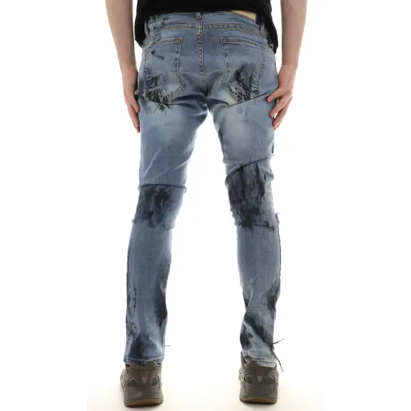Golden Syndicate The Tailored Paint Ripped Denim - ECtrendsetters