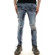 Golden Syndicate The Tailored Paint Ripped Denim - ECtrendsetters