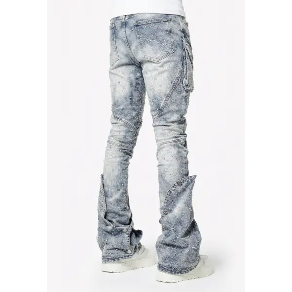 Guapi black coffin arc waxed denim - DENIM