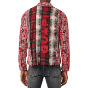 Guapi blood red patch flannel - SHIRT L/S