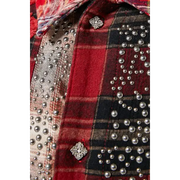 Guapi blood red patch flannel - SHIRT L/S