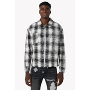 Guapi cloud cross flannel - XLARGE / BLACK/GREY - SHIRT L/S