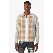 Guapi cross cream flannel - MEDIUM / CREAM - SHIRT L/S