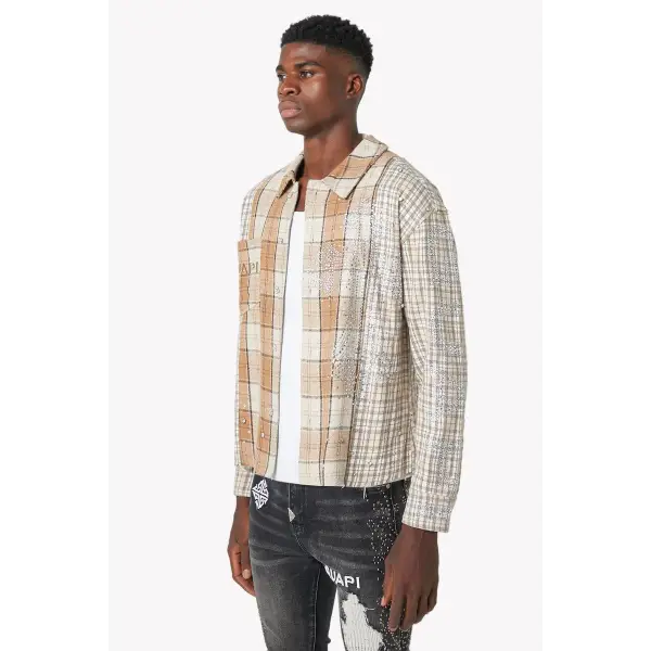 Guapi cross cream flannel - SHIRT L/S