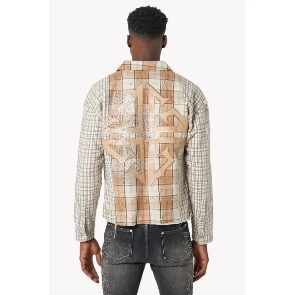 Guapi cross cream flannel - SHIRT L/S