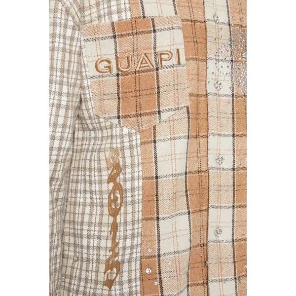 Guapi cross cream flannel - SHIRT L/S