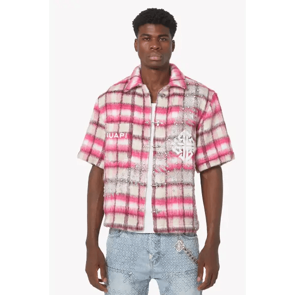 Guapi french rose uzi flannel by TODAYS TREND