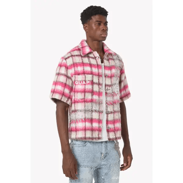 Guapi french rose uzi flannel by TODAYS TREND