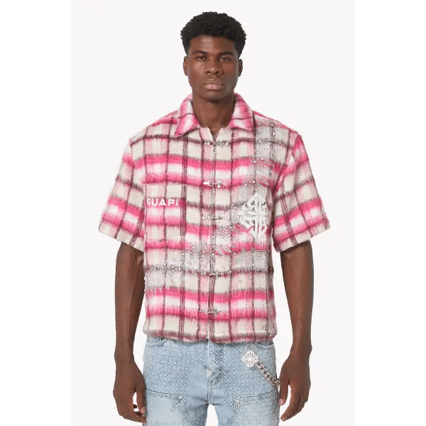 Guapi french rose uzi flannel by TODAYS TREND