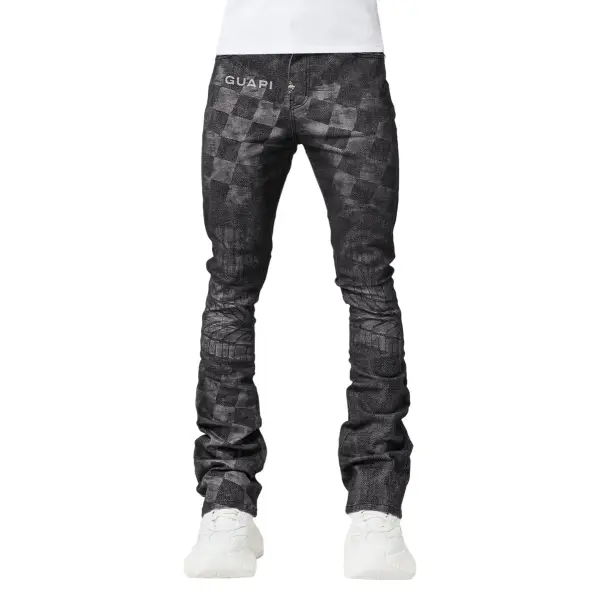 Guapi obsidian black racer v1 denim - 32W/34L / BLACK - DENIM