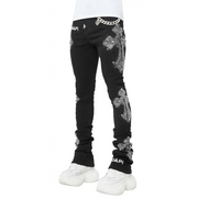 Guapi vintage distressed cross denim - DENIM