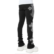 Guapi vintage distressed cross denim - DENIM