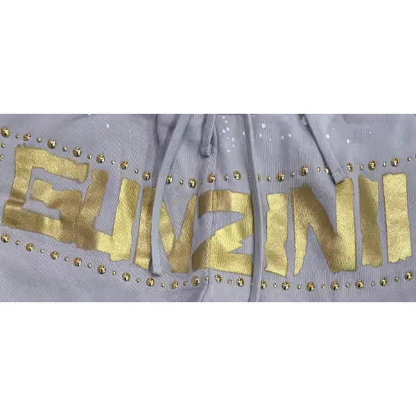 Gunzini cropped studded short - SHORTS