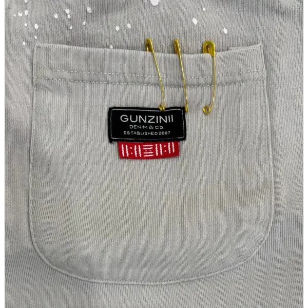 Gunzini cropped studded short - SHORTS