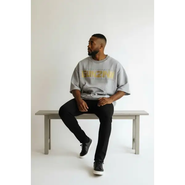 Gunzini cropped studded t-shirt - T-SHIRT