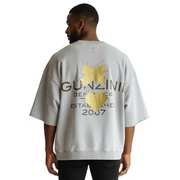 Gunzini cropped studded t-shirt - T-SHIRT