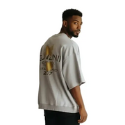 Gunzini cropped studded t-shirt - T-SHIRT