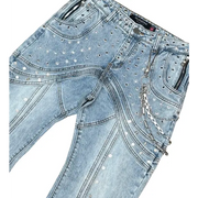 Gunzinii detailed baggy jean - DENIM