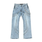 Gunzinii detailed baggy jean - DENIM