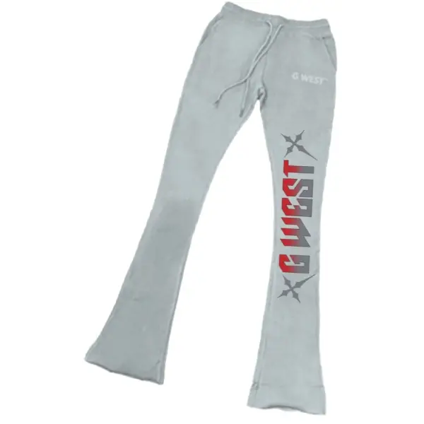 Gwest logo stacked sweatpants - SWEAT PANT