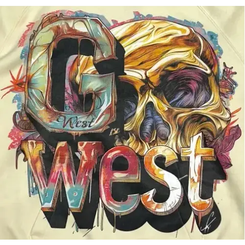 Gwest skull hoodie - HOODIE