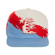 Hell star paintbrush snapback trucker hat - OSFA / LT.BLU - HATS