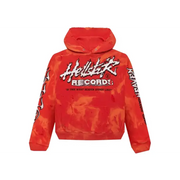 Hellstar records lava hoodie - MEDIUM / ORANGE - HOODIE