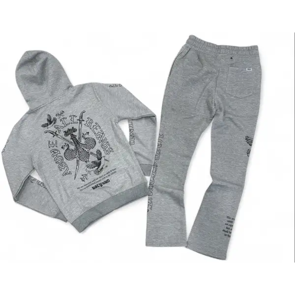 Highly undrtd above all beings stacked sweatsuit - SWEATSUITS