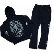 Highly undrtd above all beings stacked sweatsuit - SWEATSUITS