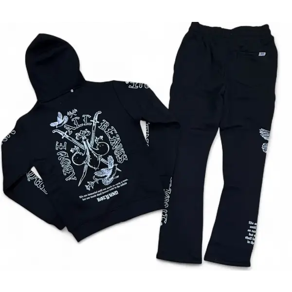 Highly undrtd above all beings stacked sweatsuit - SWEATSUITS