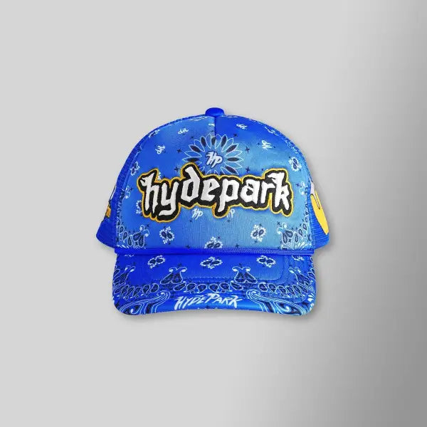 Hyde park bandana trucker hat - OSFA / BLUE - HATS