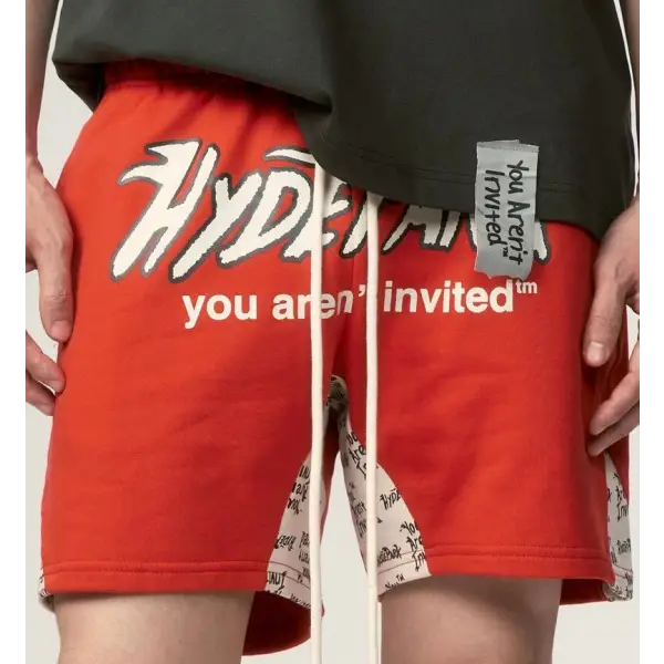 hyde park panel shorts - SMALL / RED - SHORTS